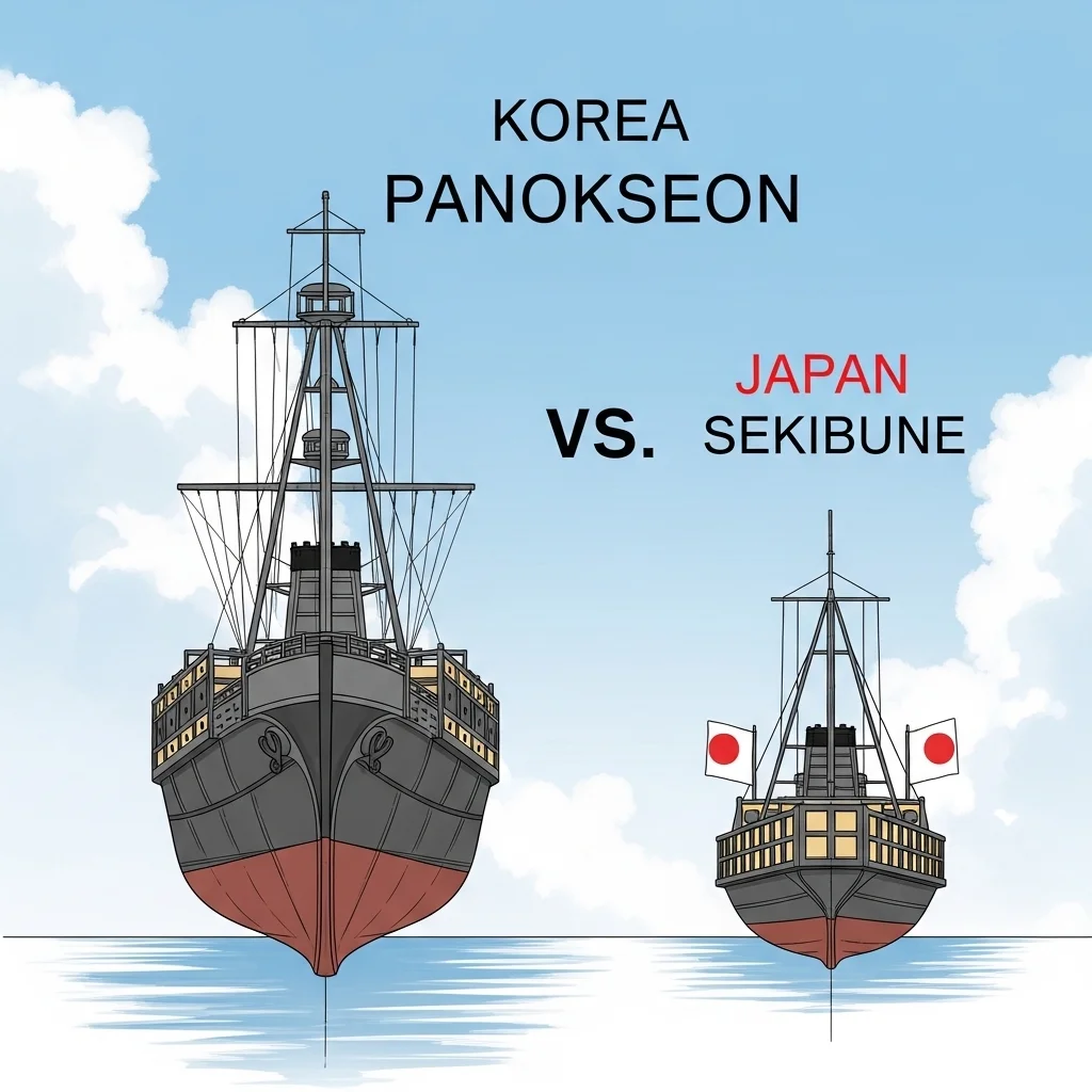 압도적 화력의 비밀, 판옥선 vs 세키부네